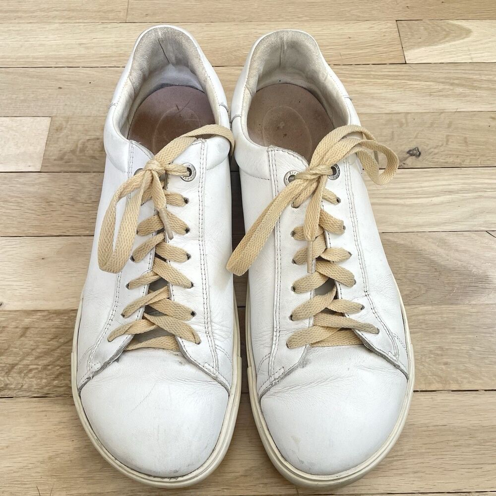 Birkenstock Bend Low Sneakers Women’s 10 Men’s 8 Leather *Replaced Shoe Lace !*